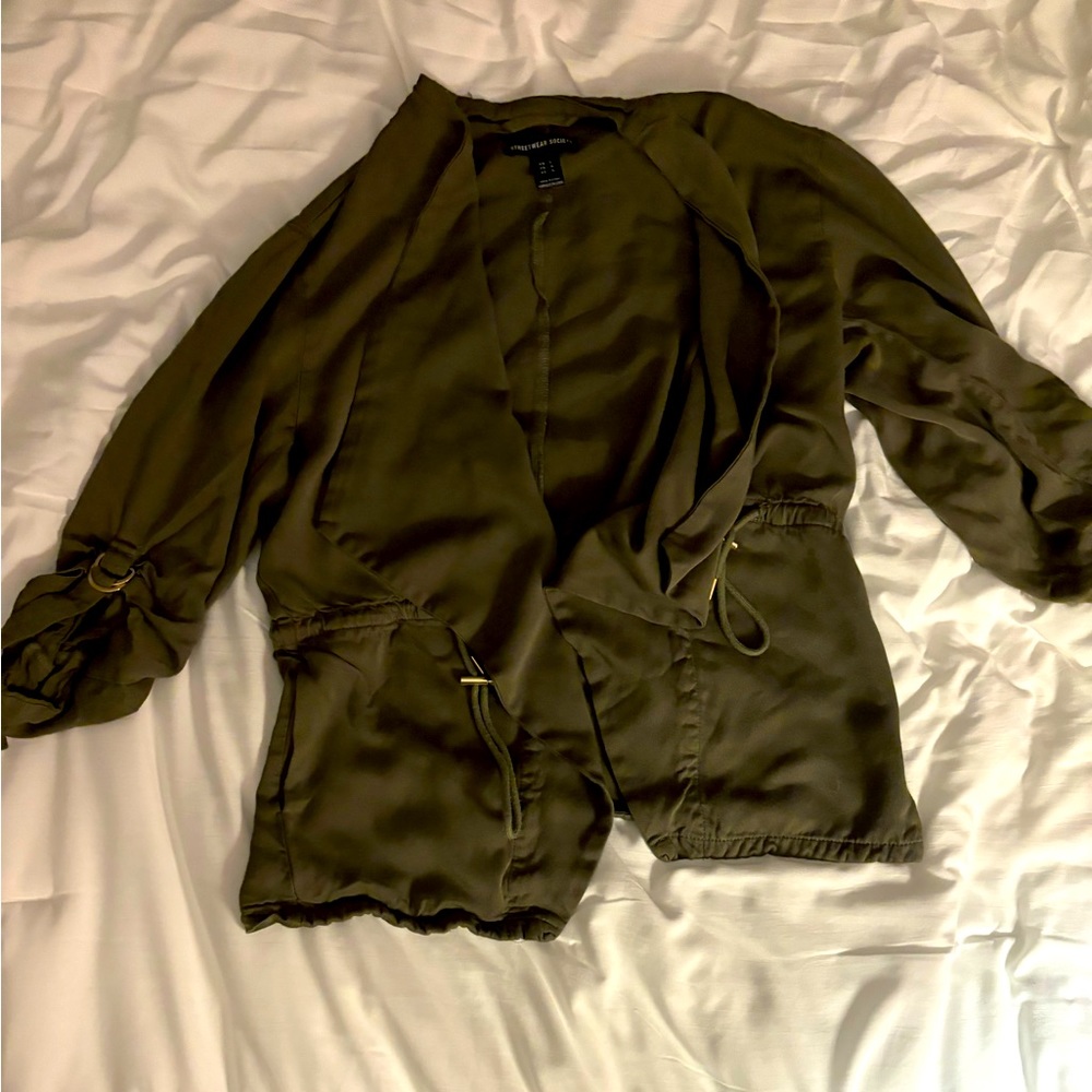 Streetwear Society green blazer size large.